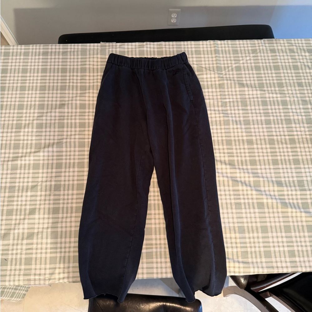 Hollister Black Adjustable Rise Sweatpants